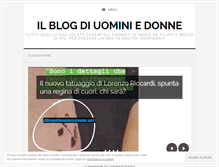 Tablet Screenshot of ilblogdiuominiedonne.net